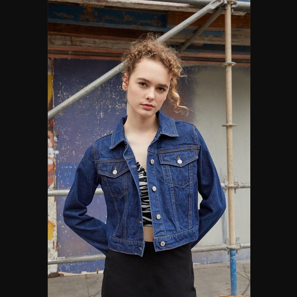 J. Galt California Indigo Denim Jacket  Sz S